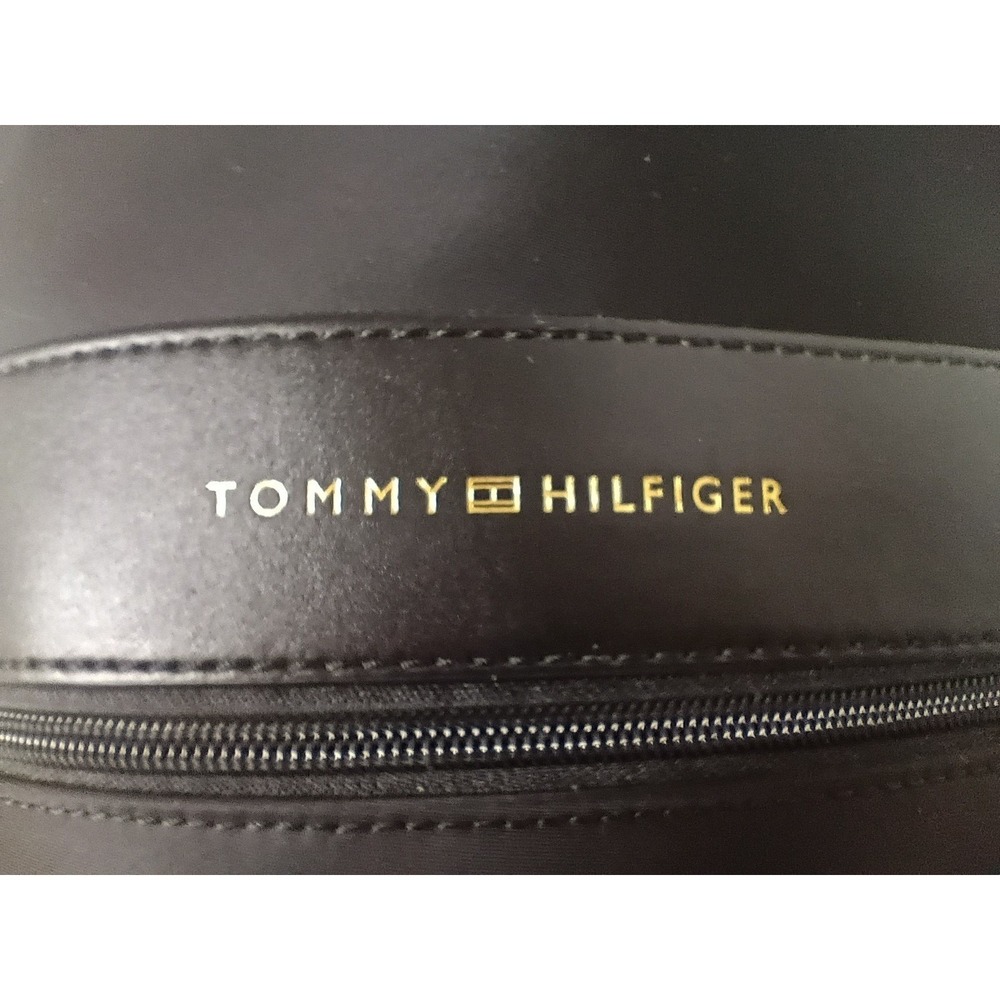 TOMMY HILFIGER Minimalist Black Nylon Dome Backpack - NWOT - Picture 7 of 10